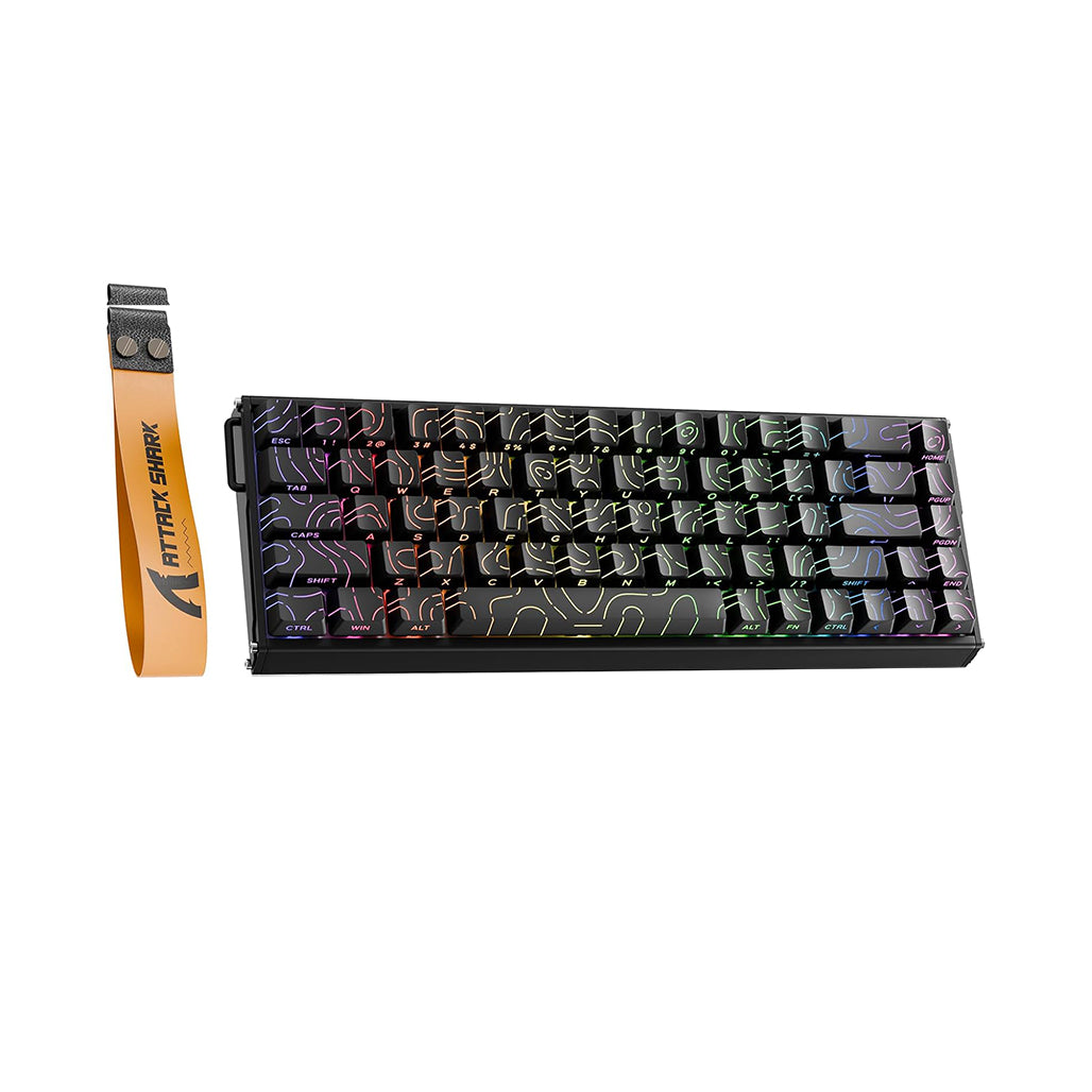 A Photo Of Attack Shark X68 MAX HE Magnetic Switch Mechanical Keyboard