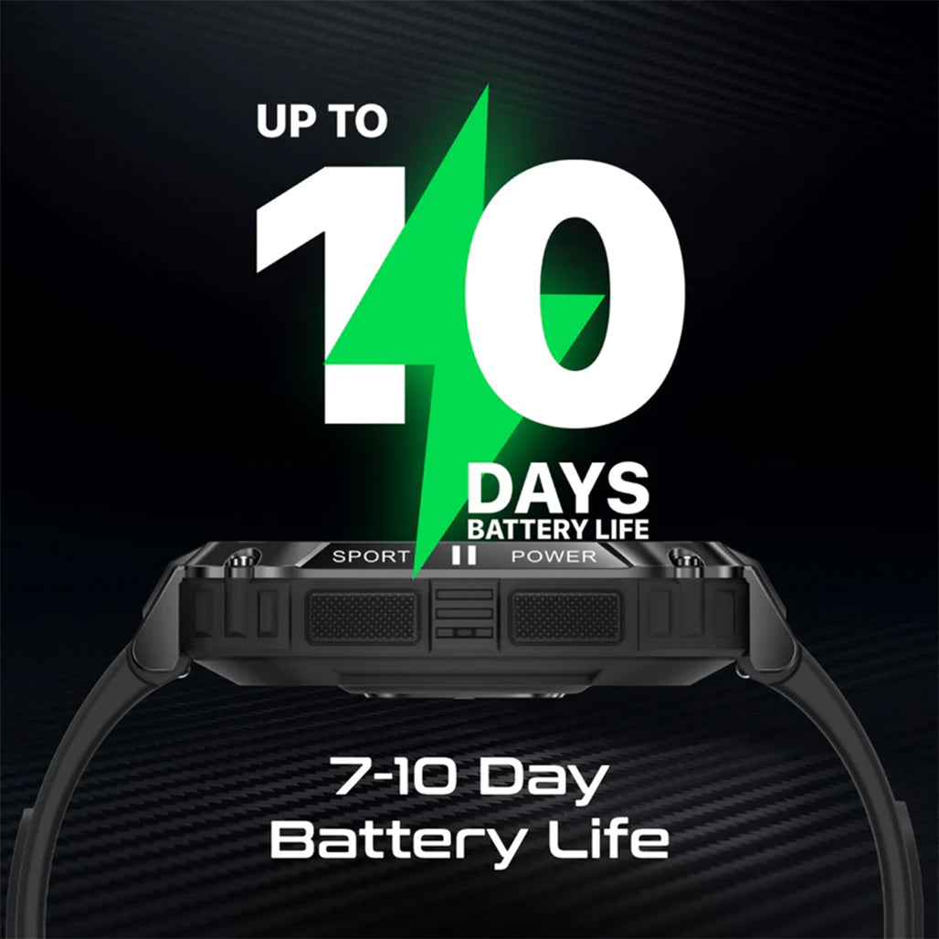 A Photo Of Promate XWatch-S19 Fitness Smartwatch with Bluetooth Calling - Black