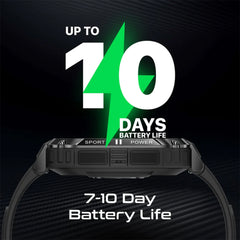 A Photo Of Promate XWatch-S19 Fitness Smartwatch with Bluetooth Calling - Black