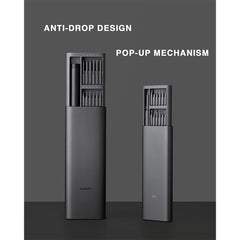 A Photo Of Xiaomi Electric Precision Screwdriver – High-Precision Magnetic Motor with 24 S2 Steel Bits, 170RPM Speed, and Aluminium Alloy Case