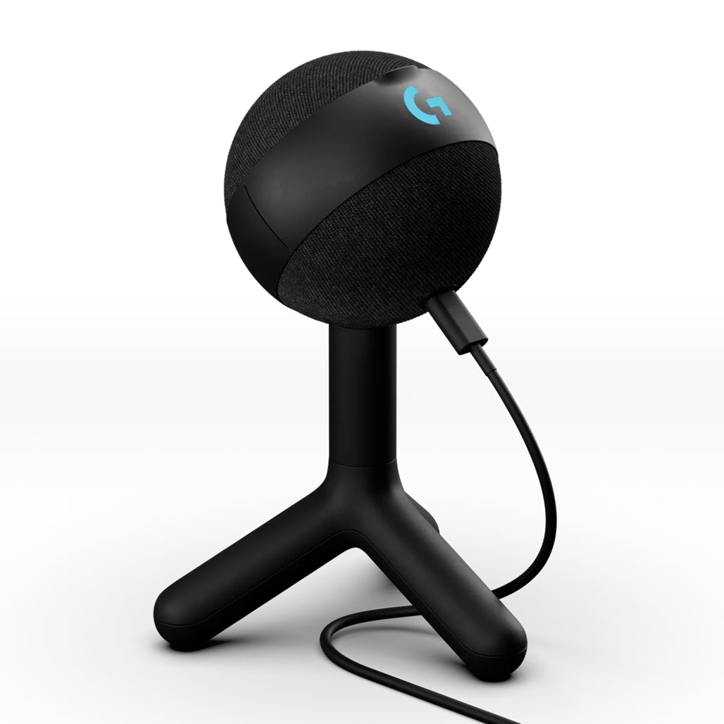 A Photo Of Logitech YETI ORB - Condenser USB Gaming Microphone with LIGHTSYNC RGB - 988-000549