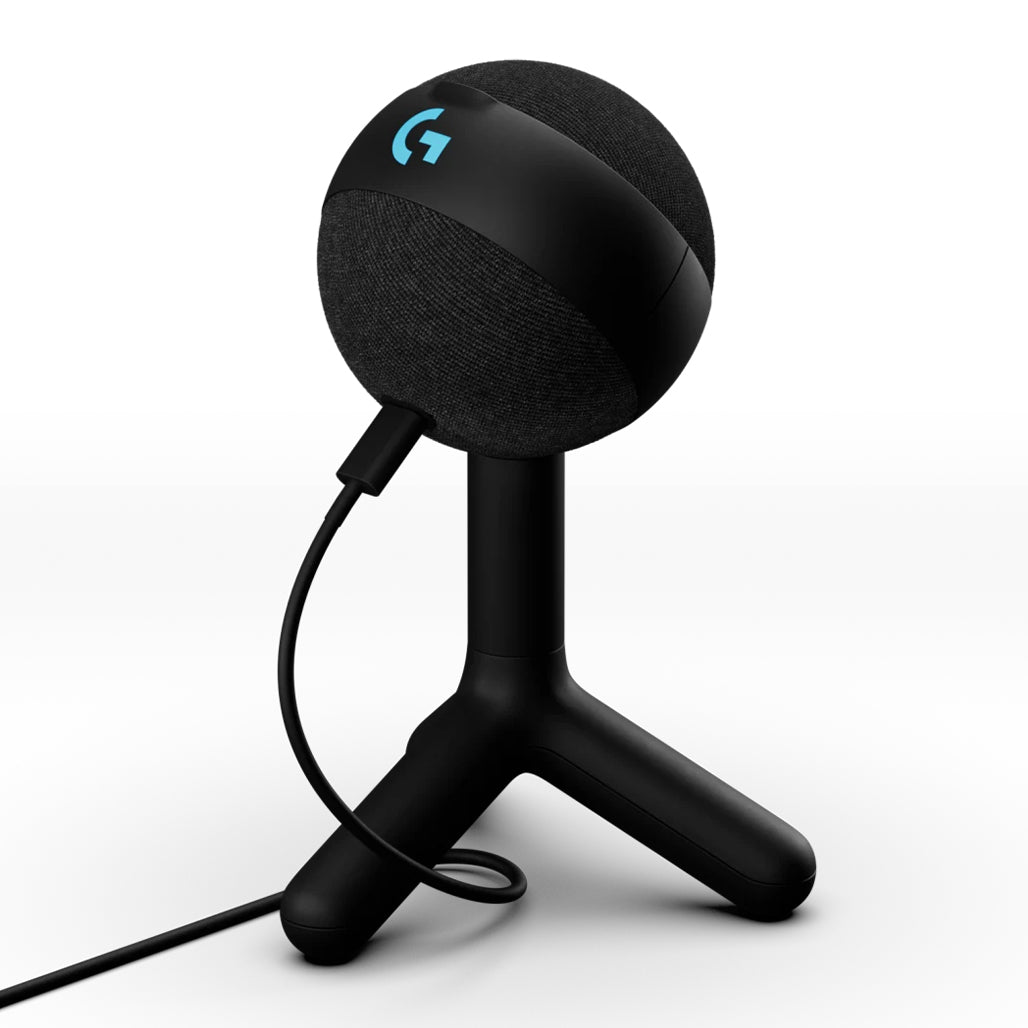 A Photo Of Logitech YETI ORB - Condenser USB Gaming Microphone with LIGHTSYNC RGB - 988-000549