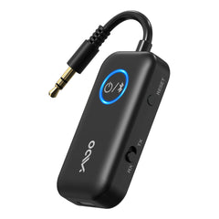 A Photo Of YMOO B06T2 Bluetooth 5.3 Audio Adapter | Wireless Transmitter & Receiver with AptX Low Latency HD | Dual Pairing for TV, PC, Car Speakers