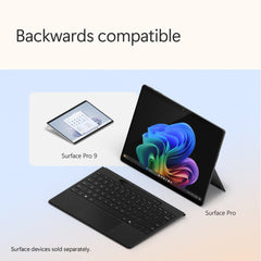 A Photo Of Microsoft Surface Pro Flex Keyboard for Pro (11th Edition), Pro 9, and Pro 8 with Pen Storage - Black