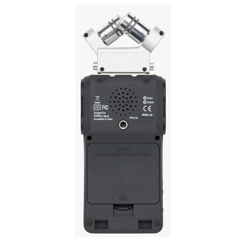 A Photo Of Zoom H6 Handy Audio Recorder with Interchangeable Microphone System | 6-Track Portable Recorder with High-Fidelity Sound