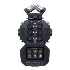 A Photo Of Zoom H8 12-Track Handy Recorder with Interchangeable Microphone System | Multi-Function Audio Recorder with App-Driven Touchscreen