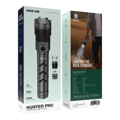 A Photo Of Green Lion Hunter Pro Portable Torch - Grey