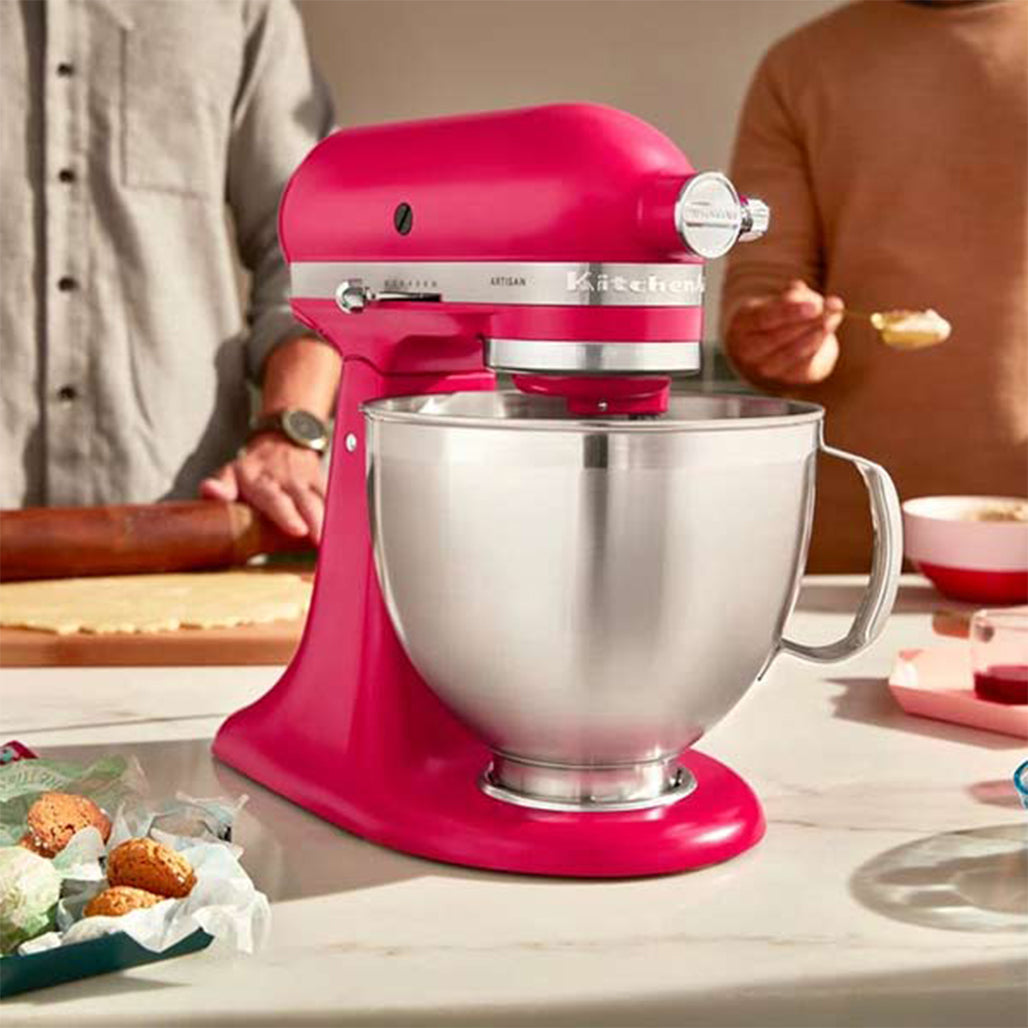 A Photo Of Kitchenaid 4.7l stand mixer rose hibiscus