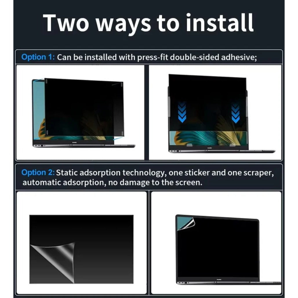 A Photo Of 360 Degree Privacy Screen Protector for MacBook - 13.6