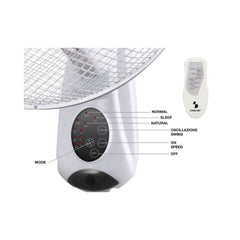 A Photo Of Beper Wall Fan With Remote Control - P206VEN600