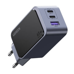 A Photo Of Ugreen Nexode S 65W GaN Fast Charger 3-Port USB-C Wall Charger 2 USB-C PD 1 USB-A