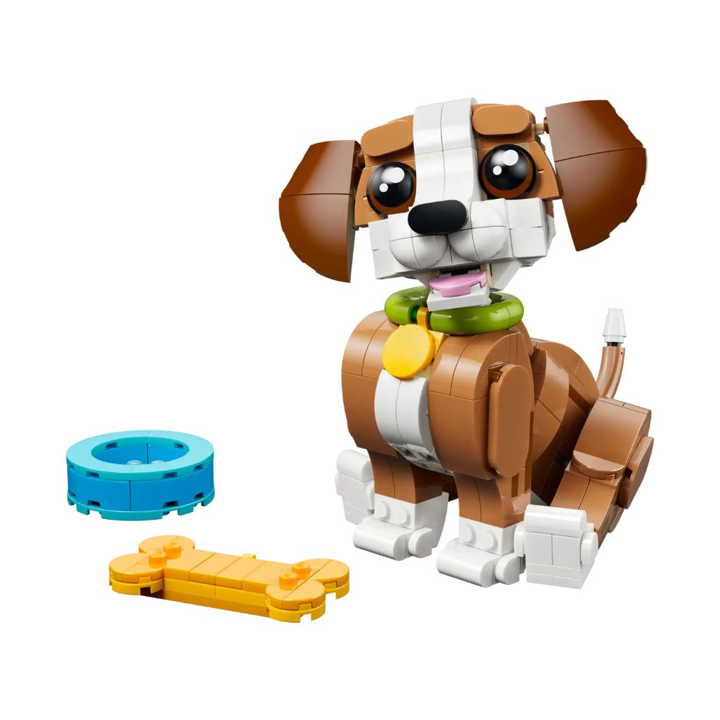 A Photo Of LEGO Creator 3-in-1 Cute Animals: Playful Puppy Dog 336 Pieces - 31382