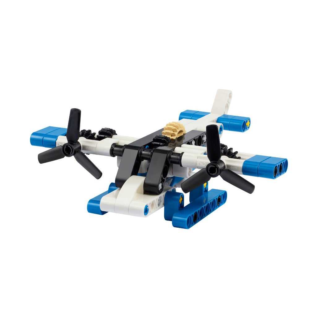 A Photo Of LEGO White Seaplane - 82 Pieces - 30736