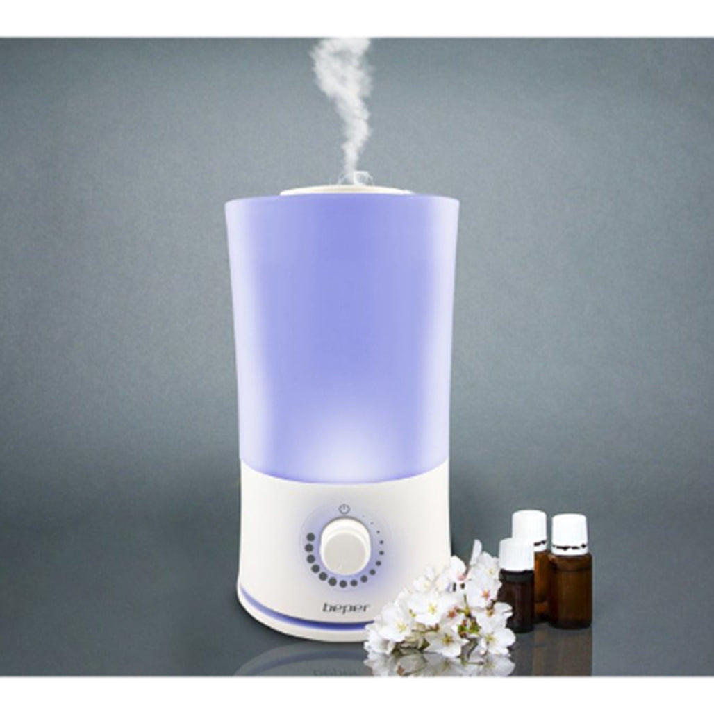 A Photo Of Beper Ultrasonic Aroma Diffuser & Humidifier -7-Color LED Mood Light 70.401