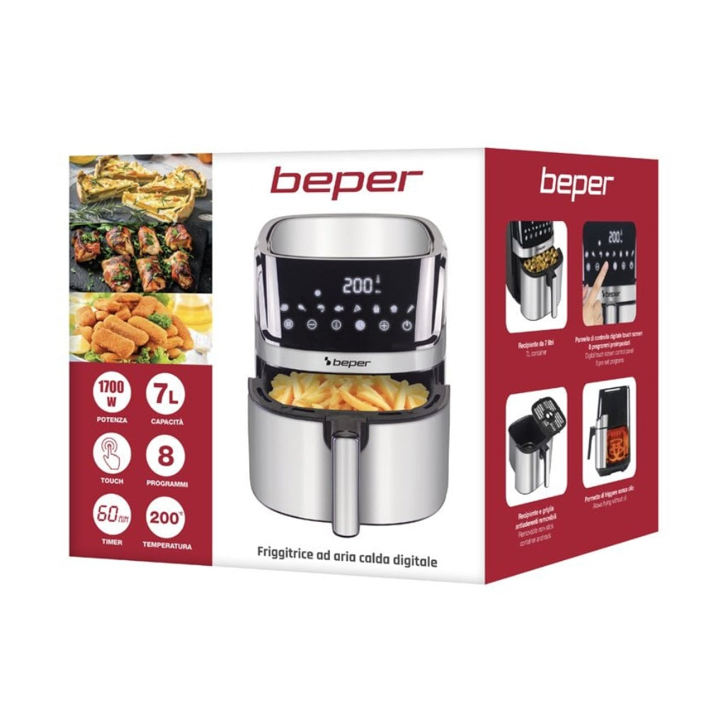 A Photo Of Beper Digital Air Fryer - BEP-P101FRI070