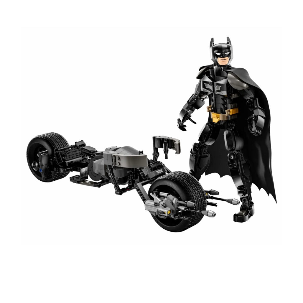 A Photo Of LEGO Batman™ Construction Figure and the Bat-Pod Bike 713 Pieces - 76273