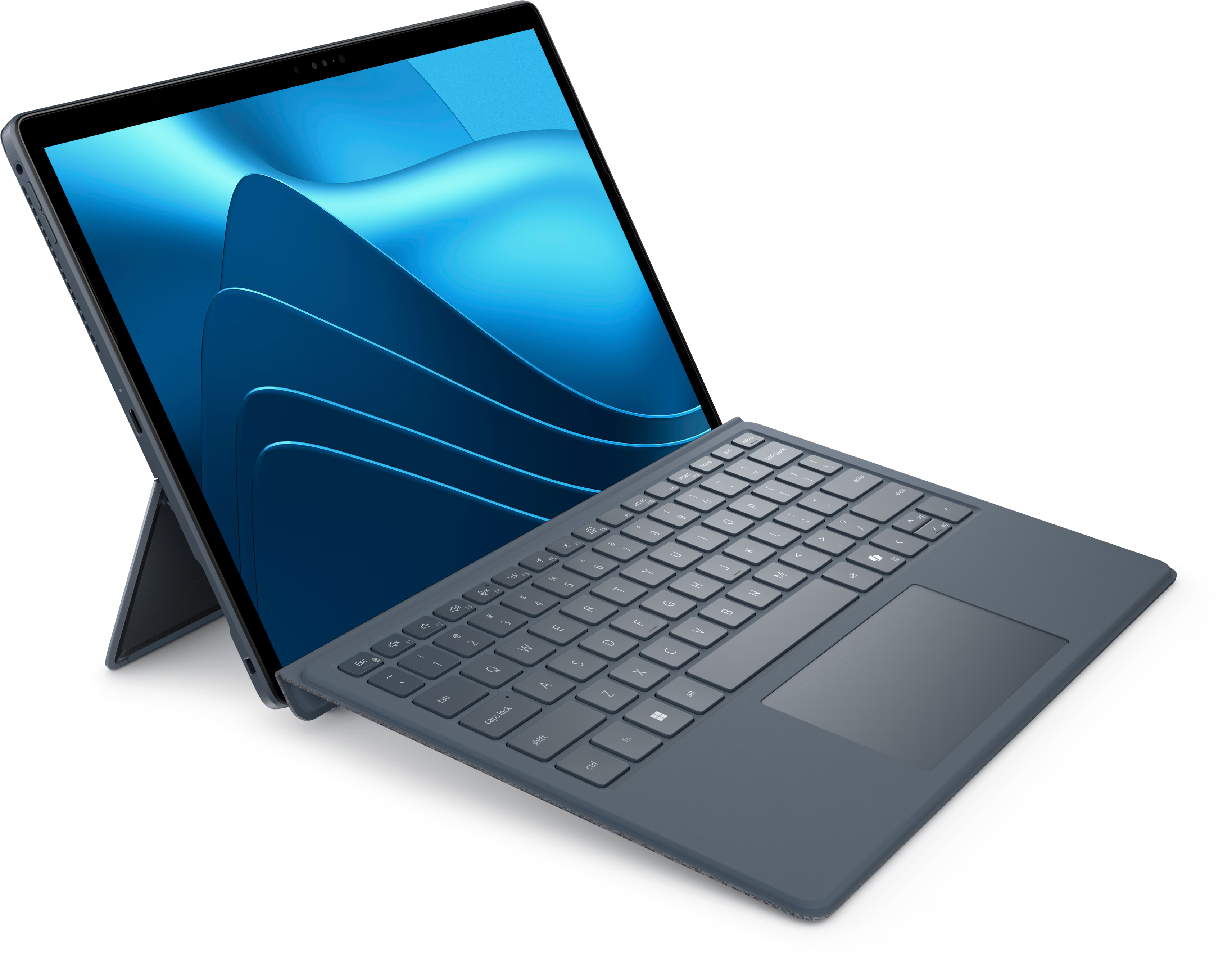 A Photo Of Dell Latitude 7350 Detachable with Keyboard - 13.3