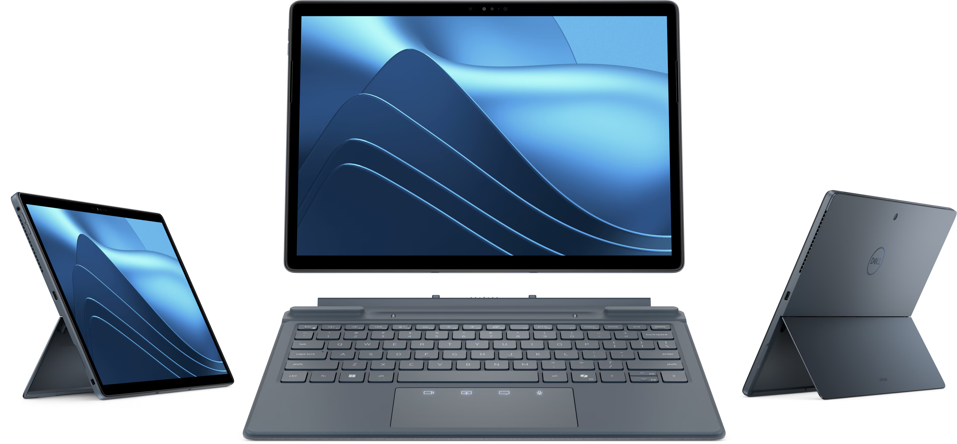 A Photo Of Dell Latitude 7350 Detachable with Keyboard - 13.3