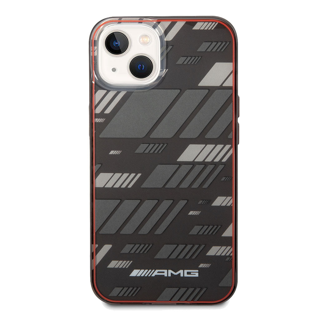 A Photo Of AMG Transparent Double Layer Case Expressive Graphic Design For iPhone 14