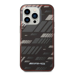 A Photo Of AMG Transparent Double Layer Case Expressive Graphic Design For iPhone 14