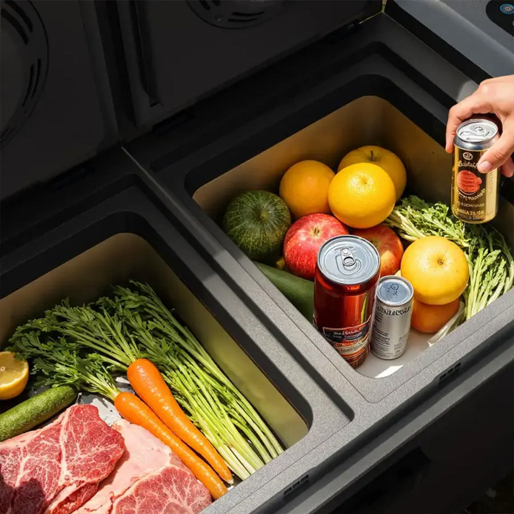 A Photo Of Anker SOLIX EverFrost 2 58L Electric Cooler (61 Qt) with 288Wh Battery