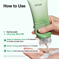 A Photo Of Anua Heartleaf Quercetinol Pore Deep Cleansing Foam - 150ml