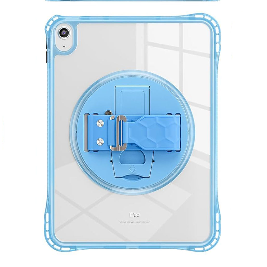 A Photo Of Classic Rugged Clear Case with Hand Grip for Apple iPad (A16) 11th Gen 2025 & iPad 10th Gen 2022