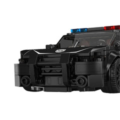 A Photo Of Mould King Dodge Challenger Police Car Building Toy Set - 443 Pieces - 27098