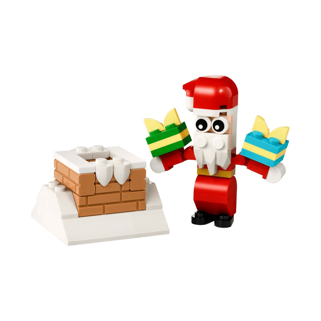 A Photo Of LEGO Creator Christmas Chimney Fun with Santa 60 Pieces - 30692
