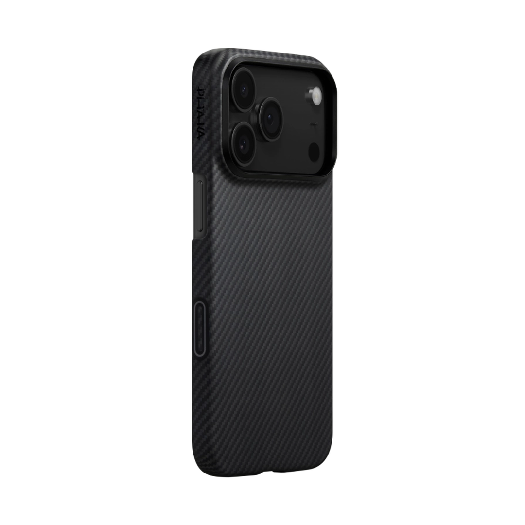 A Photo Of Pitaka 600D Black/Grey (Twill) (PitaTap™) iPhone 17 Pro Max Ultra-Slim Case