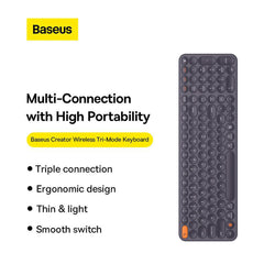 A Photo Of Baseus K01B Wireless Tri-Mode Keyboard