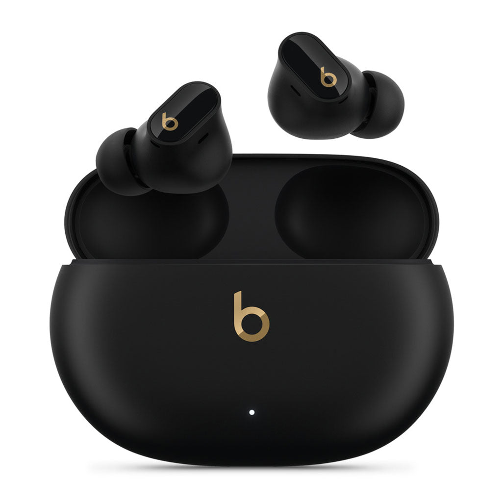 A Photo Of Beats Studio Buds+ - True Wireless Noise Cancelling Earbuds | Black/Gold