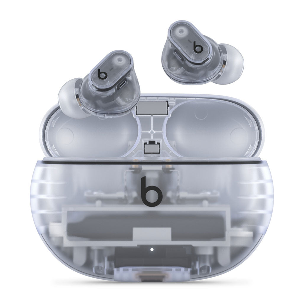 A Photo Of Beats Studio Buds+ - Transparent True Wireless Noise Cancelling Earbuds