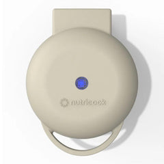 A Photo Of Nutricook Mini Waffle Maker 350-400W, Healthy Ceramic Coating, Quick Heat - Beige - NC-WM100BG