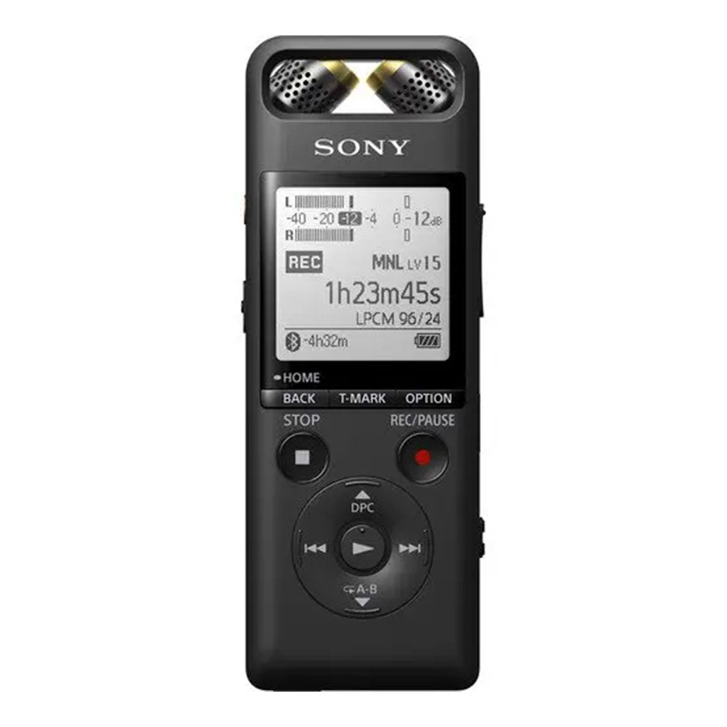 A Photo Of Sony PCM-A10 High-Resolution Audio Recorder – 96 kHz/24-bit Recording, 16GB Internal Memory, and Bluetooth Connectivity