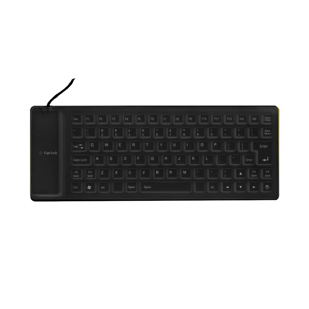 A Photo Of Flexible Wired keyboard