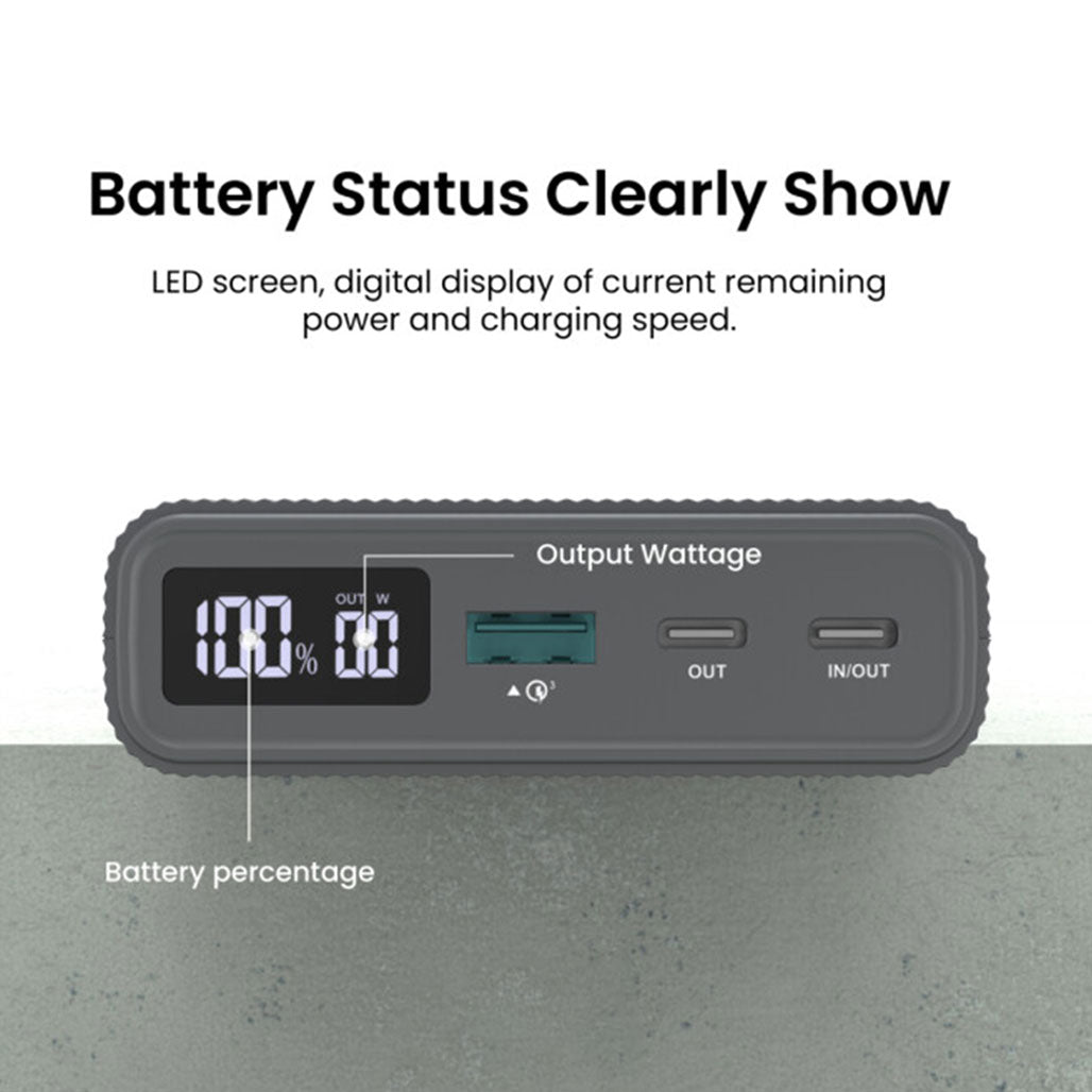 A Photo Of Brave BP-15 - 100W Ultra-Fast Power Bank 20000mAh