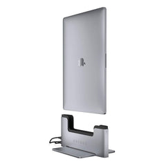 A Photo Of Brydge Space-Saving Laptop Stand - Vertical Docking Station Compatible with 15-inch MacBook Pro (2016-2019)