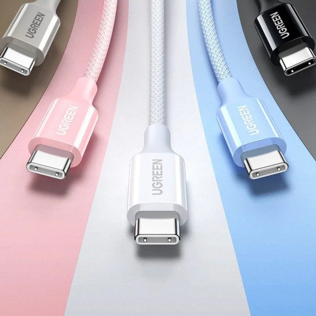 A Photo Of Ugreen USB-C to USB-C 60W Braided Fast Charging Cable