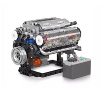 Mould King Motorized V8 Engine Building Toy Set - 535 Pieces - 10088