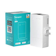 A Photo Of Sonoff TH Origin Temperature and Humidity Monitoring Switch - THOR16A