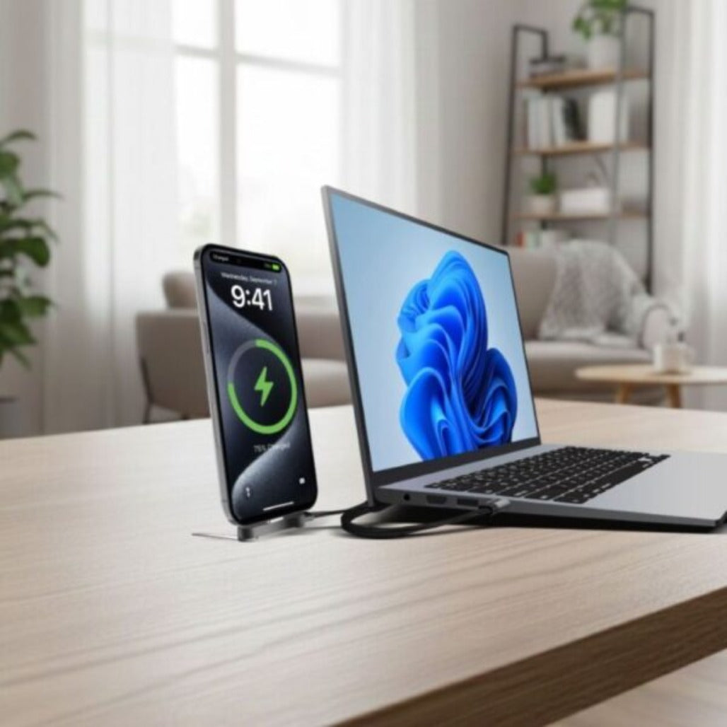 A Photo Of Blupebble POWERFLOW PD 240W USB-C to USB-C Flat Braided Cable
