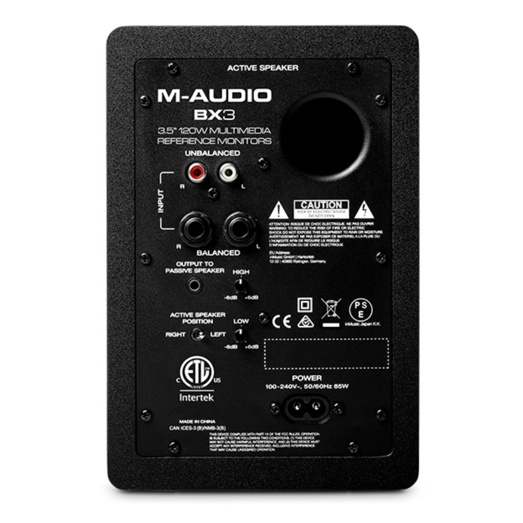 A Photo Of M-Audio BX3 BT 3.5-inch Bluetooth Multimedia Monitors (Pair)