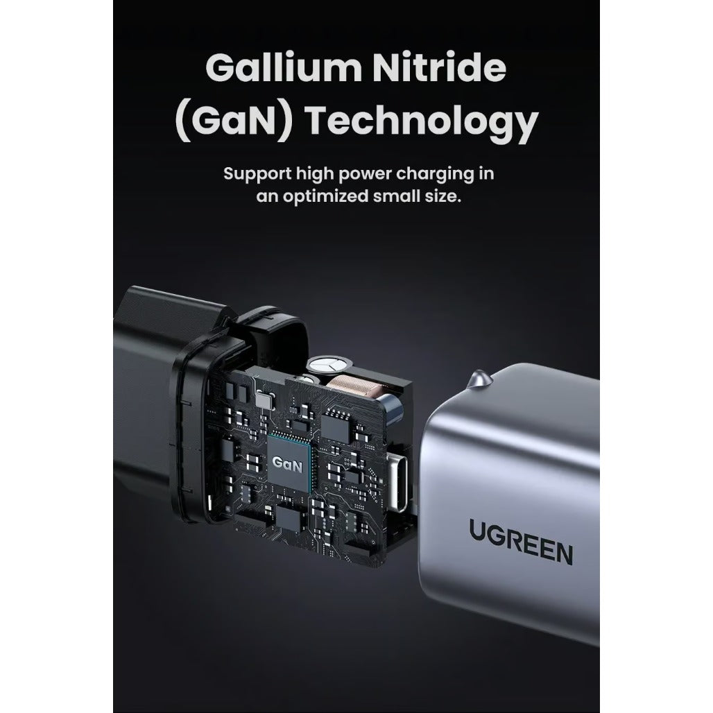A Photo Of Ugreen 90666 Nexode 30W USB-C Fast Charger with GaN Technology