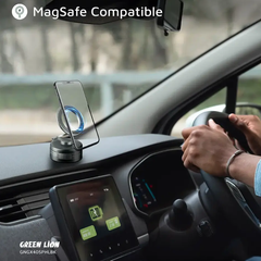 A Photo Of Green Lion GX-40 MagSafe Suction Phone Holder - Black