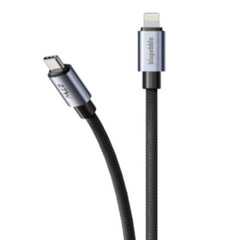 A Photo Of Blupebble PowerFlow PD 27W USB-C to Lightning Charge & Sync Braided Cable
