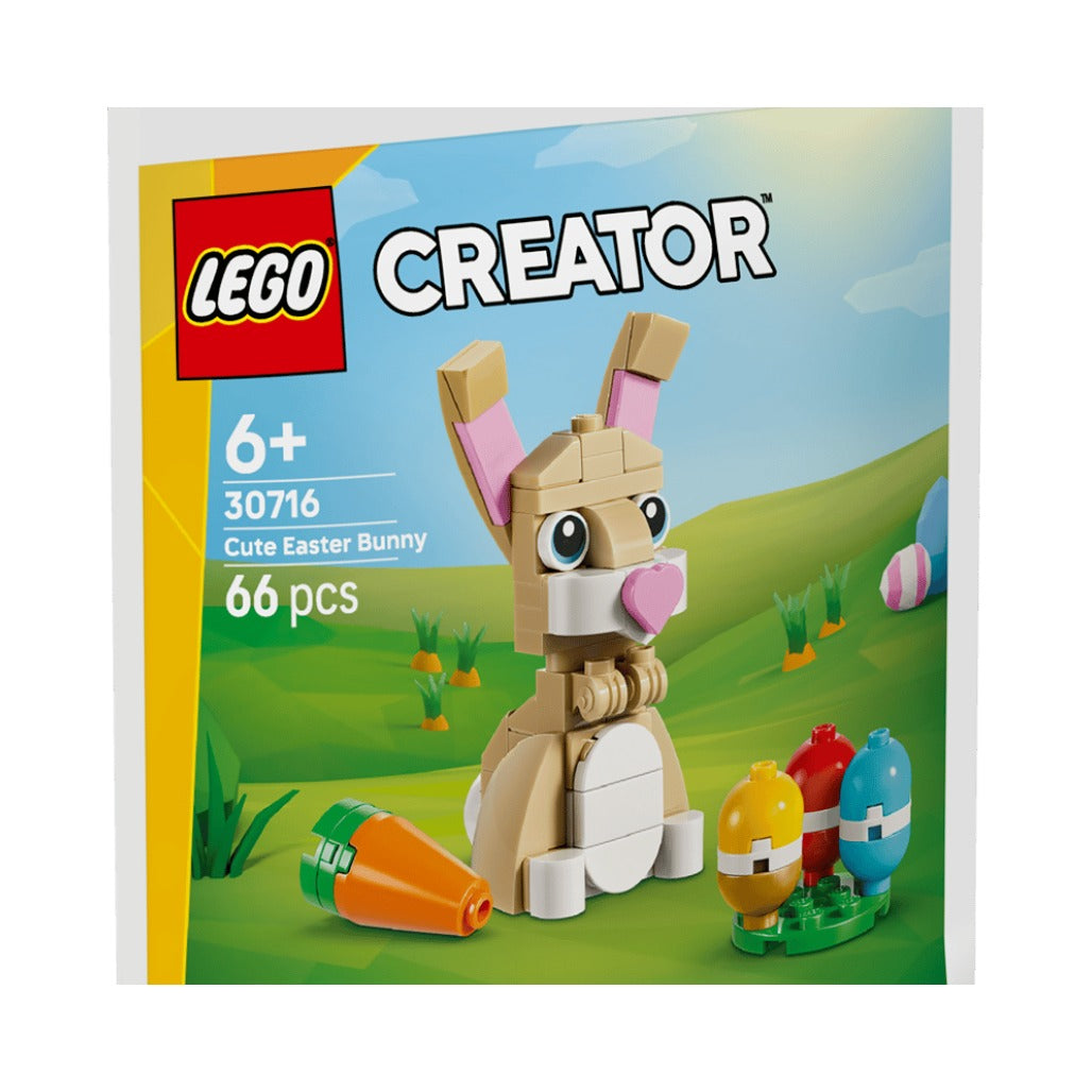 A Photo Of LEGO Cute Easter Bunny - 66 Pieces - 30716