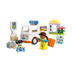 A Photo Of LEGO Duplo Ambulance & Driver 19 Pieces - 10447