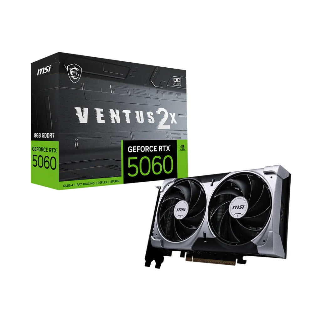 A Photo Of MSI GeForce RTX 5060 - 8G VENTUS 2X OC - G5060-8V2C