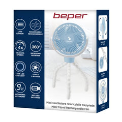 A Photo Of Beper Mini Rechargeable Tripod Fan - P206VEN430